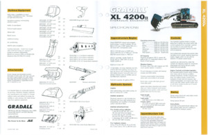 Teleskopická rypadla Gradall XL 4200 II