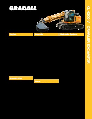 Teleskopická rypadla Gradall XL 4200 V