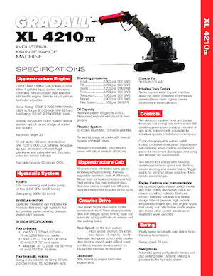 Teleskopická rypadla Gradall XL 4210 III