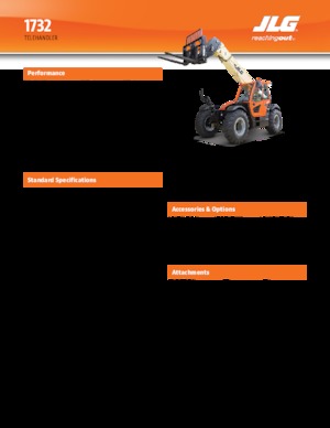 Teleskopické manipulátory JLG 1732