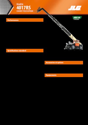 Teleskopické manipulátory JLG 4017 RS