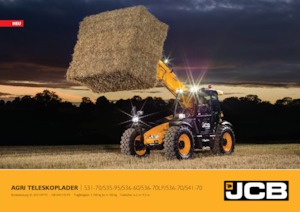 Zemědělské kolové nakladače JCB 536-70 AGRI Pro