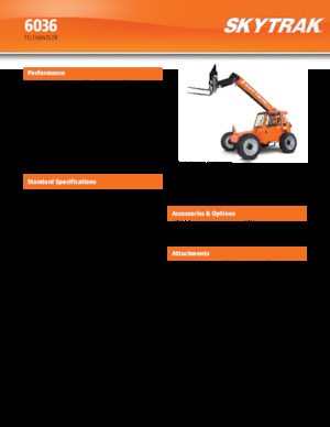 Teleskopické manipulátory JLG 6036 
