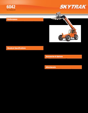 Teleskopické manipulátory JLG 6042