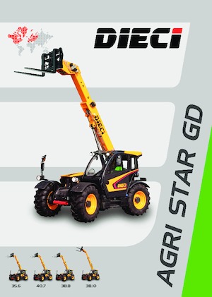 Teleskopické manipulátory Dieci Agri Star 38.10 EVO2 GD