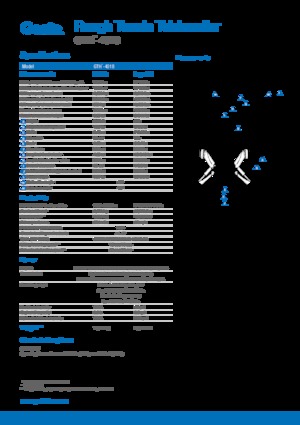 Teleskopické manipulátory Genie GTH4018