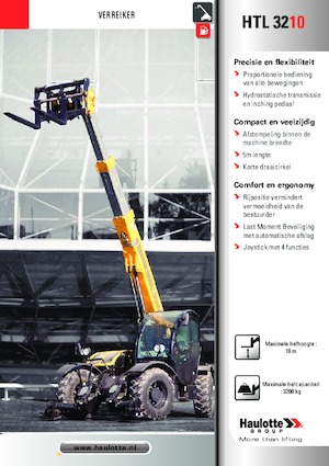 Teleskopické manipulátory Haulotte HTL3210