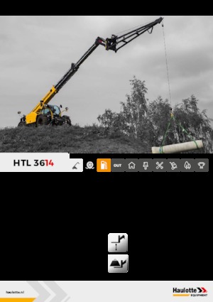 Teleskopické manipulátory Haulotte HTL3614