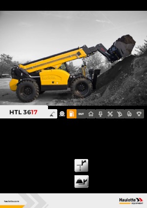 Teleskopické manipulátory Haulotte HTL3617