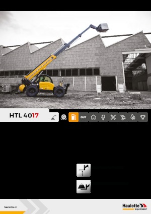 Teleskopické manipulátory Haulotte HTL4017