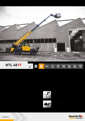 Teleskopické manipulátory Haulotte HTL4017