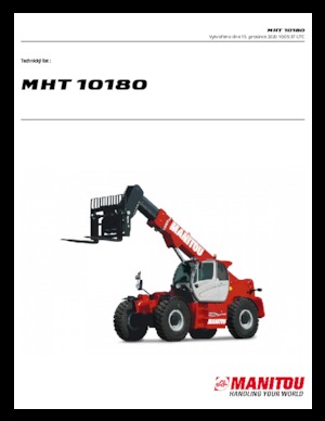 Teleskopické manipulátory Manitou MHT 10180