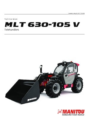 Teleskopické manipulátory Manitou MLT 625
