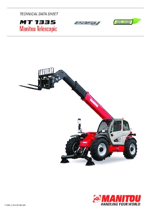 Teleskopické manipulátory Manitou MT 1335 H easy