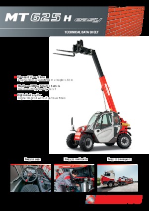 Teleskopické manipulátory Manitou MT 625 H Easy