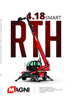 Teleskopické nakladače s horní konstrukcí MAGNI RTH 4.18 Smart