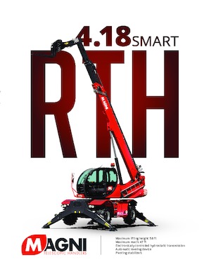 Teleskopické nakladače s horní konstrukcí MAGNI RTH 4.18 Smart