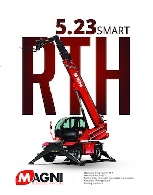 Teleskopické nakladače s horní konstrukcí MAGNI RTH 5.23 Smart
