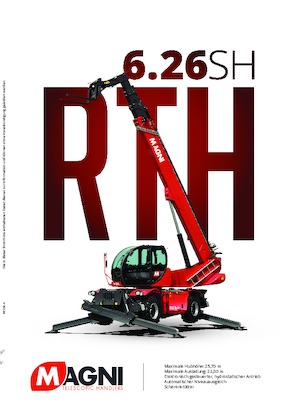 Teleskopické nakladače s horní konstrukcí MAGNI RTH 6.26 SH