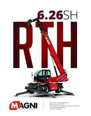 Teleskopické nakladače s horní konstrukcí MAGNI RTH 6.26 SH
