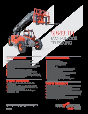 Teleskopické manipulátory Skyjack SJ843 TH