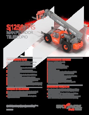 Teleskopické manipulátory Skyjack SJ1256 THS