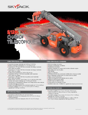 Teleskopické manipulátory Skyjack SJ1256 THS