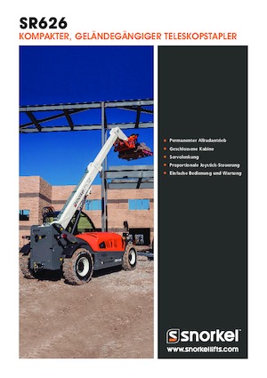 Teleskopické manipulátory Snorkel SR626 Classic 52