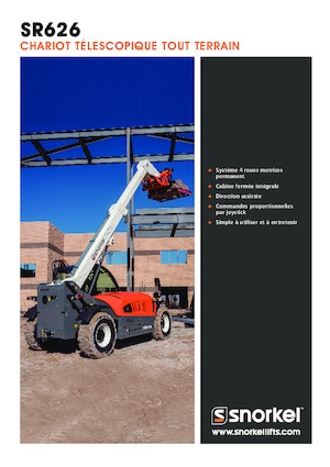 Teleskopické manipulátory Snorkel SR626 Classic 52