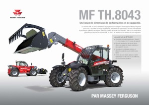 Teleskopické manipulátory Massey Ferguson TH.8043