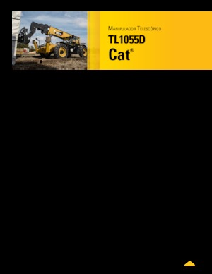 Teleskopické manipulátory Caterpillar TL1055D
