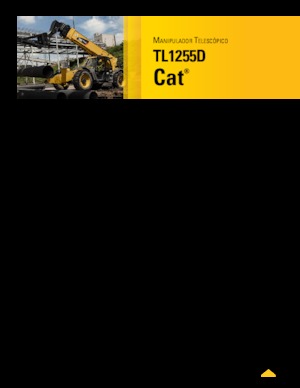 Teleskopické manipulátory Caterpillar TL1255D