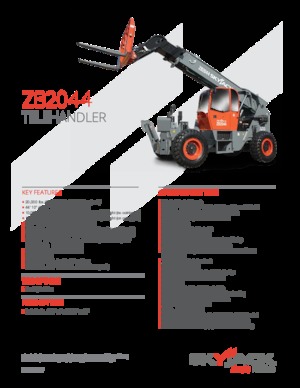 Teleskopické manipulátory Skyjack ZB 2044