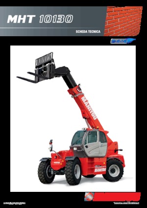 Teleskopické manipulátory Manitou MHT 10130