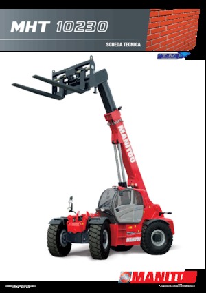 Teleskopické manipulátory Manitou MHT 10230