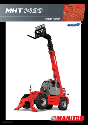 Teleskopické manipulátory Manitou MHT 1490
