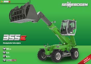 Teleskopické nakladače s horní konstrukcí Sennebogen 355 E 