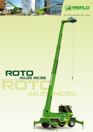 Teleskopické nakladače s horní konstrukcí Merlo Roto 40.25 MCSS