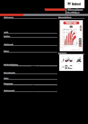 Teleskopické nakladače s horní konstrukcí Bobcat TR38160EVO IIIB