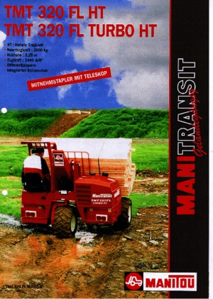 Závěsné teleskopické vysokozdvižné vozíky Manitou TMT 320 FL T HT