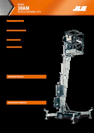Sloupové pracovní plošiny JLG 30AM