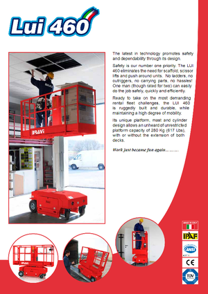 Sloupové pracovní plošiny Bravi Lui 460