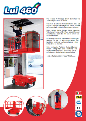 Sloupové pracovní plošiny Bravi Lui 460