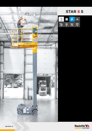 Sloupové pracovní plošiny Haulotte Star 8 S