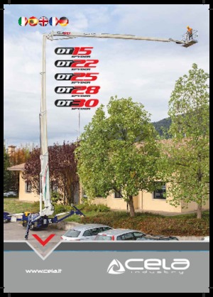 Pásové kloubové pracovní plošiny CELA DT25 Spyder