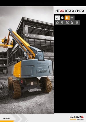Kolové teleskopické pracovní plošiny Haulotte HT23 RTJ PRO