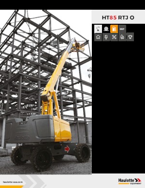 Kolové teleskopické pracovní plošiny Haulotte HT85 RTJ O