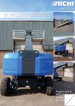 Kolové teleskopické pracovní plošiny Aichi SP14CJHCP 4008