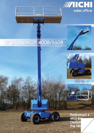 Kolové teleskopické pracovní plošiny Aichi SP21AJHCP 5508