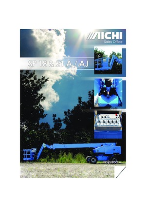 Kolové teleskopické pracovní plošiny Aichi SP21A